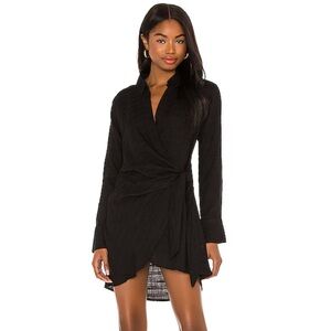 L*Space Daydream Tunic Swim Cover Up Black Size Medium